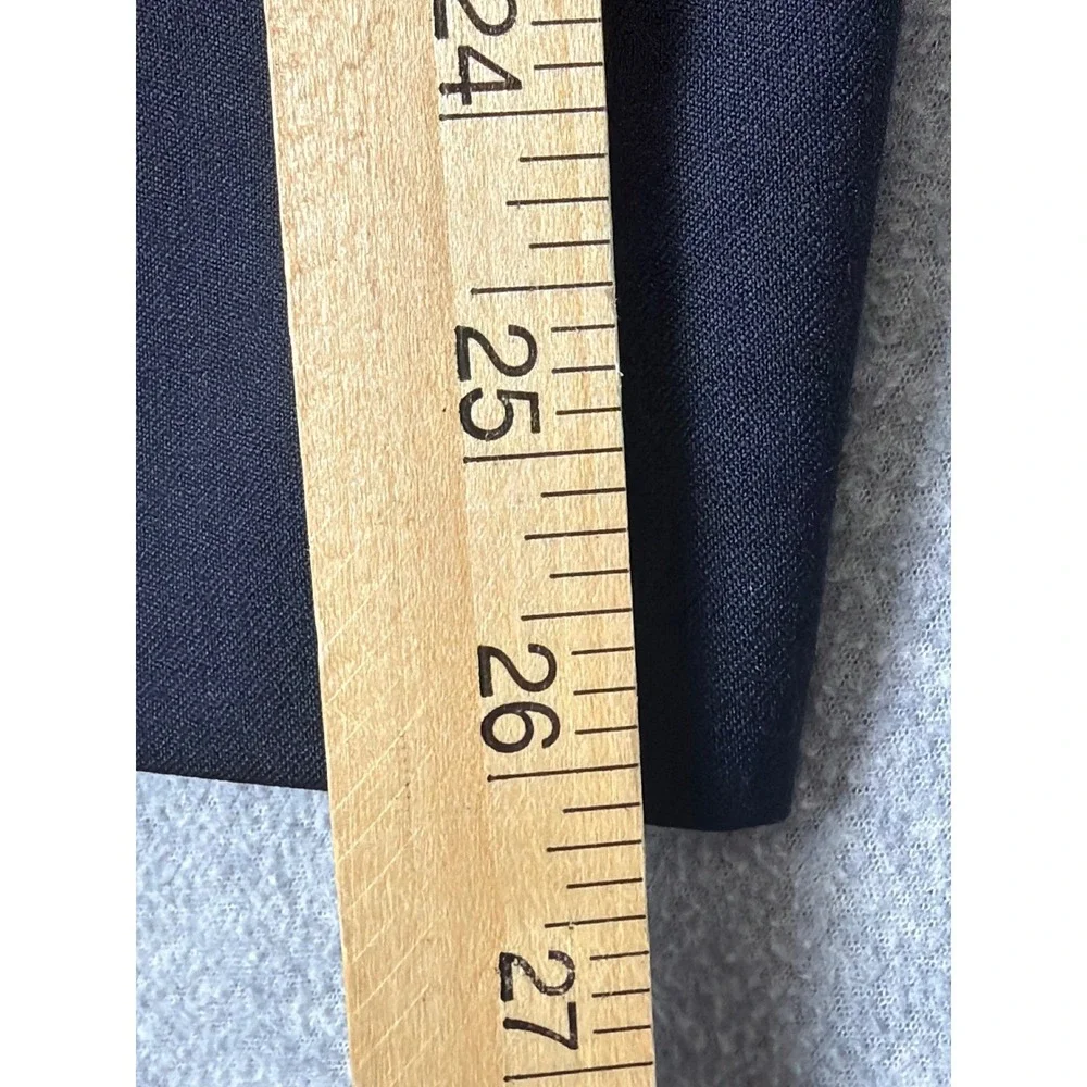 Jos A Bank Signature Collection Navy Blue 100% Wool 2 Button Blazer Jacket 41 LG